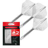 Target K-Flex Clear No.2 medium – three integrated flights and shafts with packaging