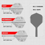 Target K-Flex Clear No.2 – short, intermediate and medium shaft lengths
