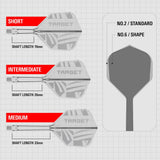 Target K-Flex Clear No.6 – short, intermediate and medium shaft lengths
