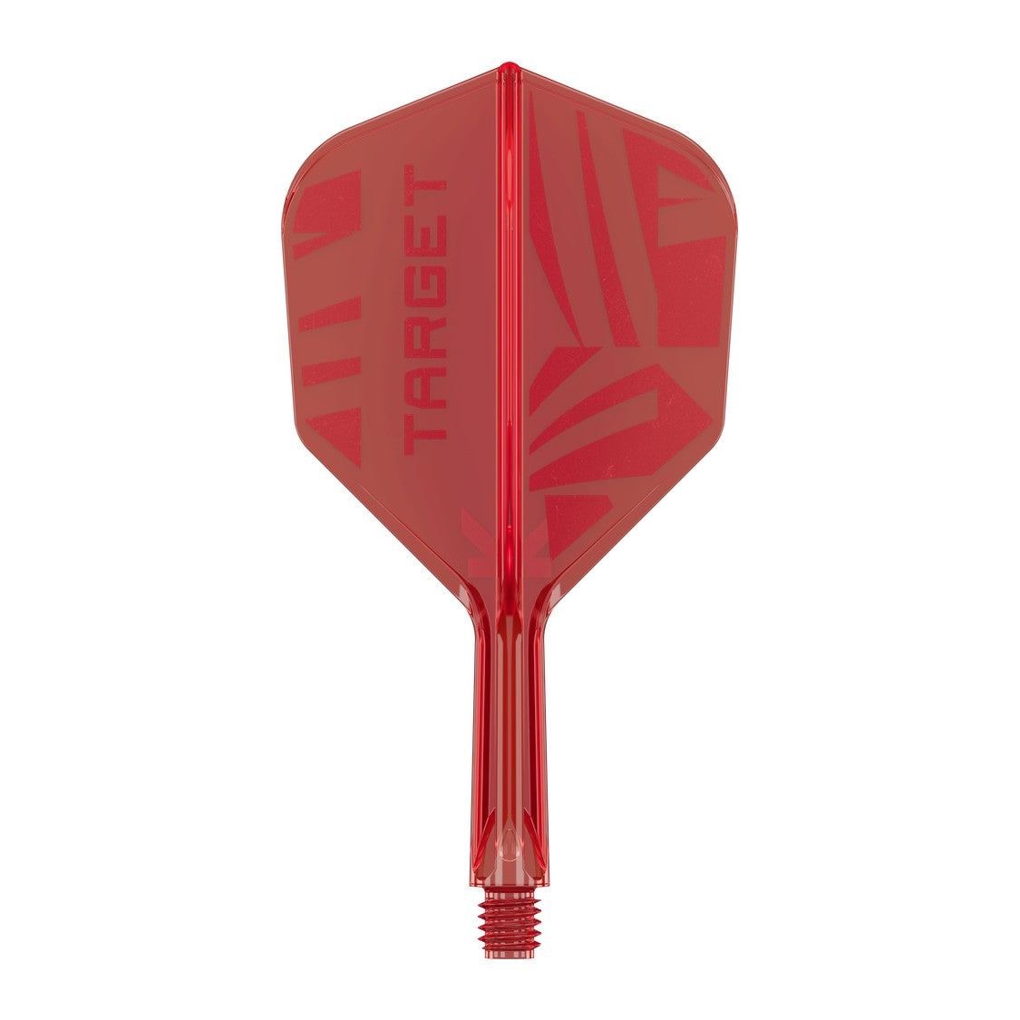 Target K-Flex Red No.6 – flat view of the No.6 shape flight