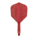Target K-Flex Red No.6 – flat view of the No.6 shape flight