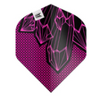 Target Lorraine Winstanley G2 Pro Ultra No.2 dart flight upright on a white background, pink and black design