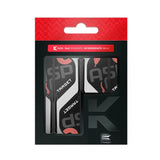 Standard No.2 dart flights and shafts in retail packaging, snake graphic design, set of three, for precision darts setup