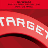 Target Notched Surround in red – self-healing reflex polymer prevents dart puncture marks