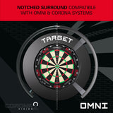 Target Notched Surround in black – notched design compatible with Omni and Corona Vision systems
