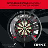 Target Patterned Notched Surround in black patterned – notched design compatible with Omni and Corona Vision systems