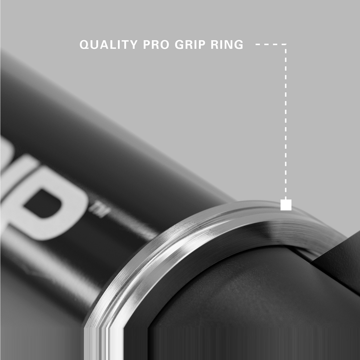 Close-up of the Target Pro Grip ring fitted to a Pro Grip dart shaft
