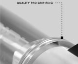 Macro close-up of dart shaft showing clear pro grip ring detail, emphasizing durability and secure fit for dart players