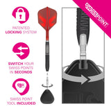 Target Shift Swiss Point locking system – switch points in seconds with the included tool