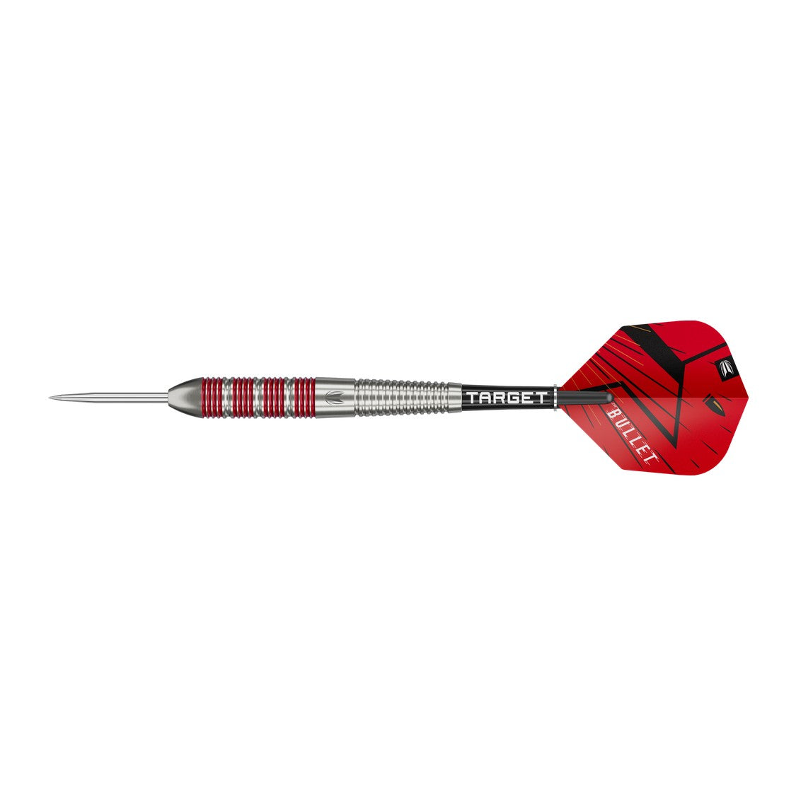Target Stephen Bunting 100 piece brass set dart – flat side profile from point to flight