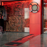 Target TOR Dart Mat in a home darts setup with a TOR surround