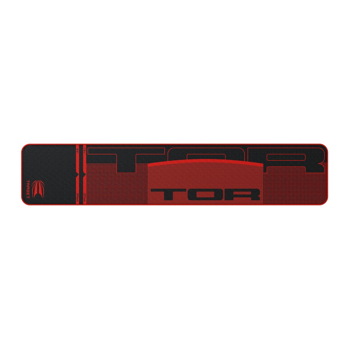 Target TOR Dart Mat – top view