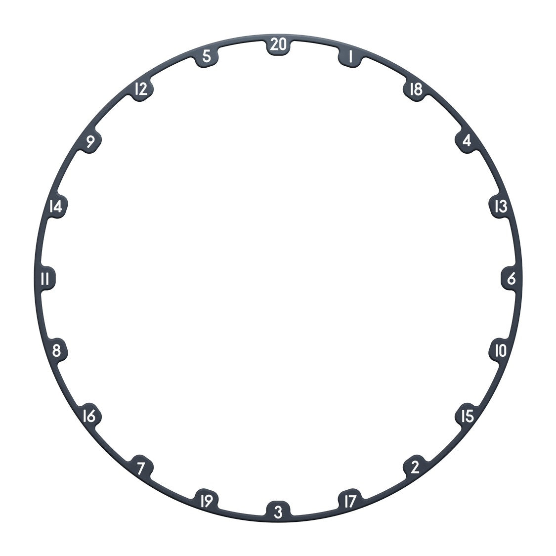 Target TOR EVO – white number ring