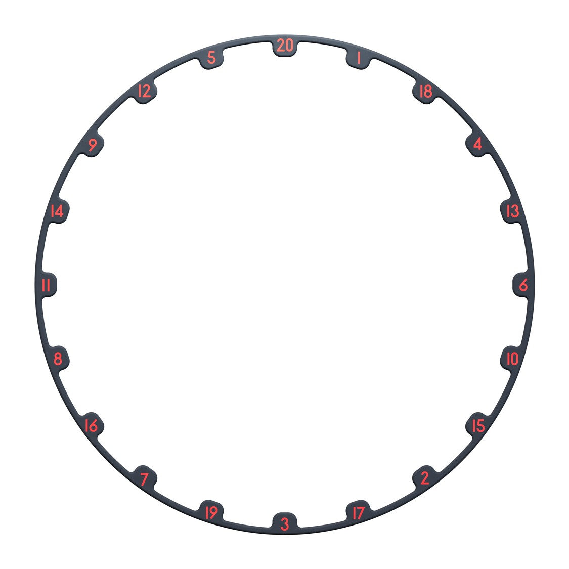 Target TOR EVO – red number ring