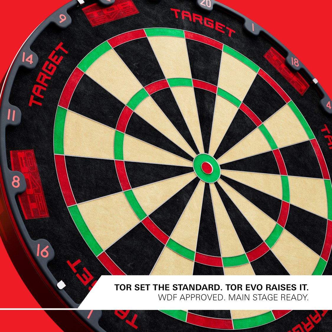Target TOR EVO – WDF approved main stage dartboard