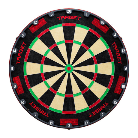 Target TOR EVO Dartboard – front view with red number ring