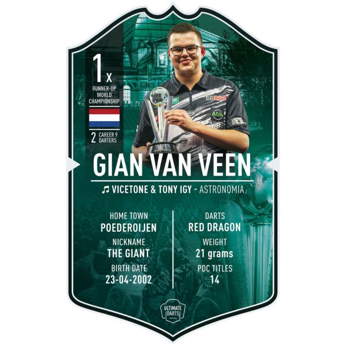 Ultimate Darts - Gian Van Veen Ultimate Card
