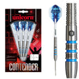 Unicorn Darren Beveridge Ice Cold Contender 90% tungsten darts — packaging, complete dart and barrel close-up