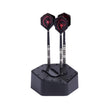 Unicorn Ultra Dart Stand in black holding six sets of darts