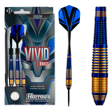 Harrows - Vivid Blue - Brass Darts